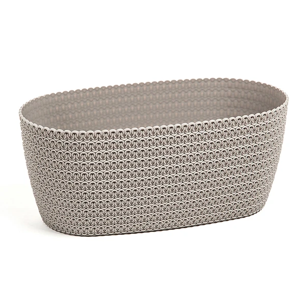 LAM-OSŁONKA OWALNA *MAGNOLIA JERSEY* 38CM TAUPE