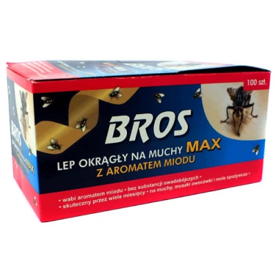 BROS-LEP NA MUCHY OKRĄGŁY *MAX*  1 SZT.