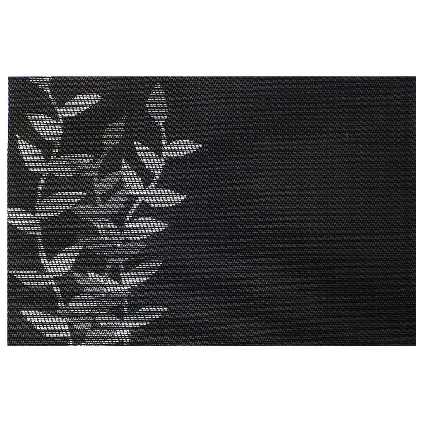 DAJ- MATA STÓŁ 1 SZT. PVC 30X45 LIŚĆ SREBRO/CZARNY/12/ 36418