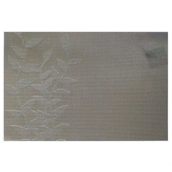 DAJ- MATA STÓŁ 1 SZT. PVC 30X45 LIŚĆ SREBRO/SREBRO/12/ 36419