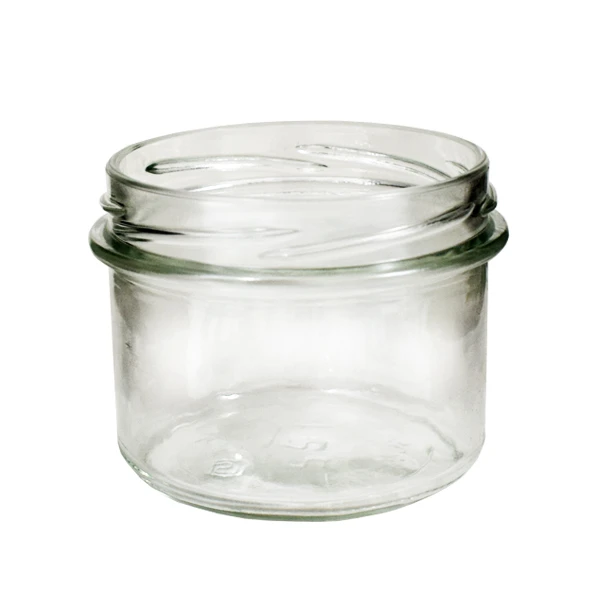 SŁOIK 0,235L PROSTY Z RANTEM /10SZT/ WIECZKO FI82/6