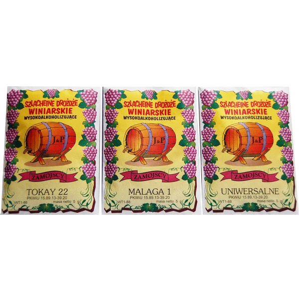 ZAMOJSCY-DROŻDŻE WINIARSKIE *MIX SMAKÓW* A'10
