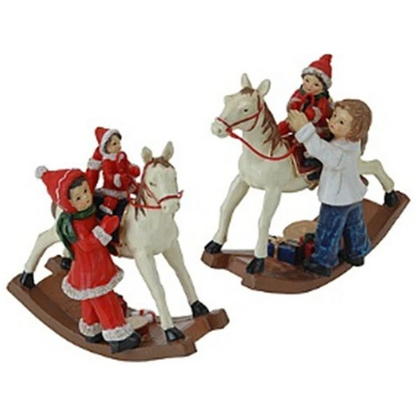 NL-FIGURKA DZIECI Z KONIEM 10CM 917876