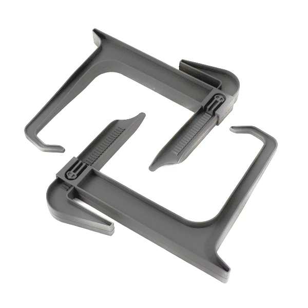 SKL- KPL. 2 UCHWYTÓW DO SKRZYNKI BALKONOWEJ JASNY SZARY