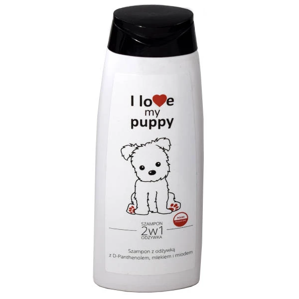 SZAMPON DLA PSA Z ODŻYWKĄ  *LOVE PUPPY* 2w1 250ML