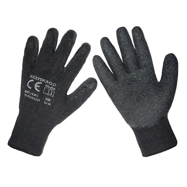 RĘKAWICE ROBOCZE DRAGO CZARNE /12/