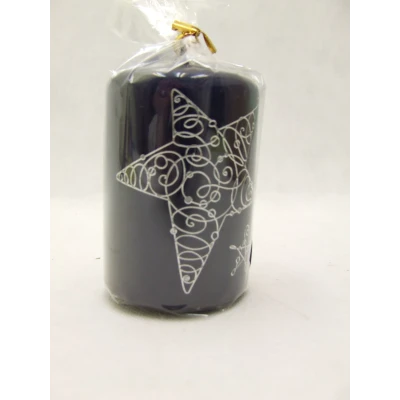 ADPAL-ŚWIECA KLUBOWA KL-3 *AŻUROWA GWIAZDA* GRANATOWA