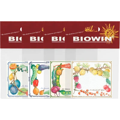 BIOWIN- ETYKIETA SAMOPRZYLEPNA A'30 PRZTWORY 84*46MM 660013