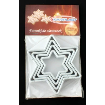 DOM-MET FOREMKI GWIAZDKI PLAST.