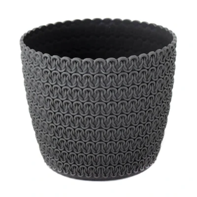 LAM-OSŁONKA *MAGNOLIA JERSEY* 14CM ANTRACYT