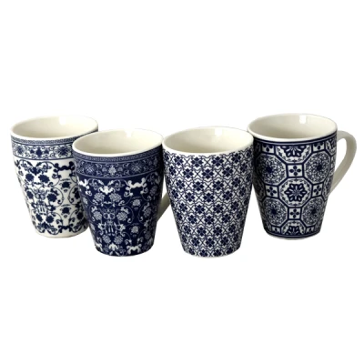 MMG-KUBEK PORCELANOWY NIEBIESKIE WZORY 48108