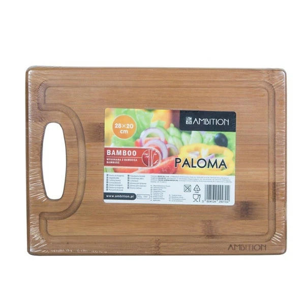DAJ-DESKA DO KROJENIA BAMBUSOWA Z UCHWYTEM 28X20 *PALOMA* 29270