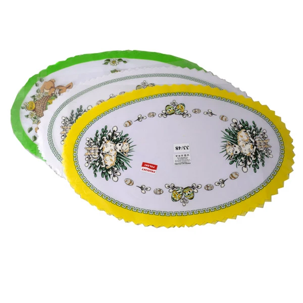 ROD-SERWETKA OWAL 33X48 *WIELKANOC* ZŁOTY /5/