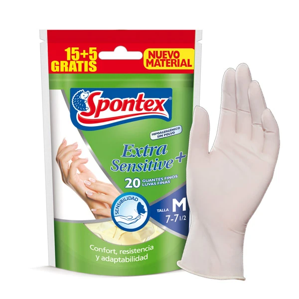 SPON-RĘKAWICE 15+5 EXTRA SENSITIVE *M*