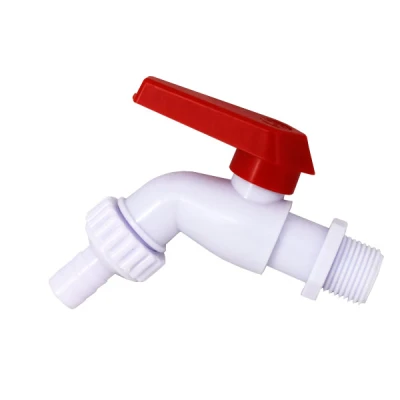 DOMOS-KRANIK PLASTIKOWY 1/2'' +  KOŃCÓWKA DO WĘŻA