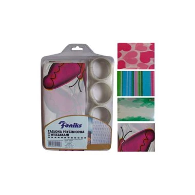 FEN-ZASŁONA PRYSZNICOWA *PVA* 180*180 MIX