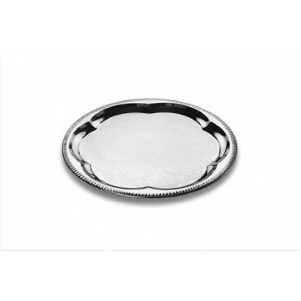 KAT-TACA OKRĄGŁA CHROM 35CM WZÓR