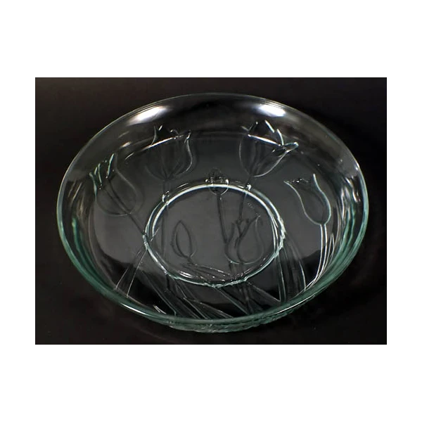 MON-SALATERKA SZKLANA 29CM *TULIPAN* NISKA