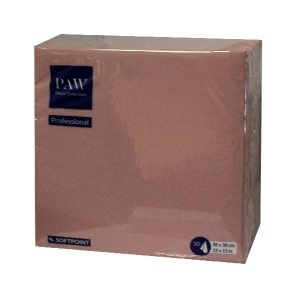 PAW-SERWETKI 38X38 SOFTPOINT UNICOLOR DUSTY ROSE PUND000014