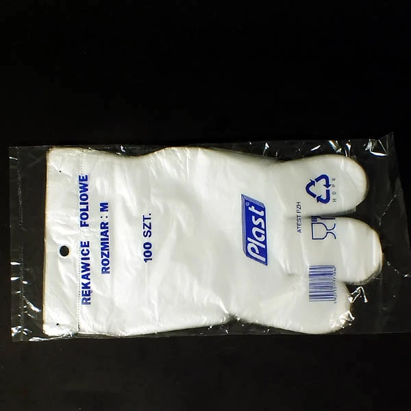 RĘKAWICE FOLIOWE HDPE A'100 *L*