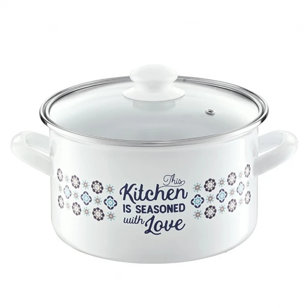 DAJ-GARNEK EMALIOWANY Z/P PROSTY NORDIC 20CM 35023