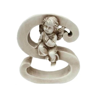 TOM-FIGURKA ANIOŁEK 13CM LITERA *S* AZ49