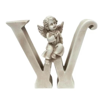 TOM-FIGURKA ANIOŁEK 13CM LITERA *W* AZ52