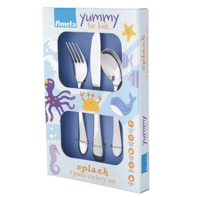 AMEFA-KPL.SZTUĆCÓW DZIECIĘCY 3 EL.*SPLASH*