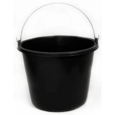 BES-WIADRO GUMOWE CZARNE 5L