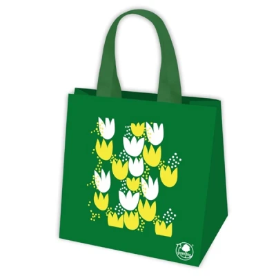 GAM-TORBA SONICZNA *TULIPANY* 34X36X20 ZIELONA