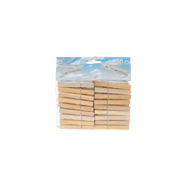 NL-KLAMERKI DREWNO 36SZT