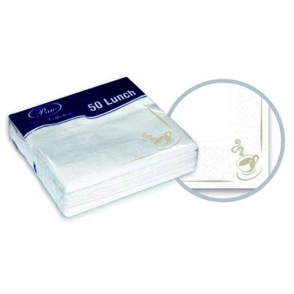 PAW-SERWETKI HORECA LUNCH HOT TASTY 33*33 BIAŁE /50/