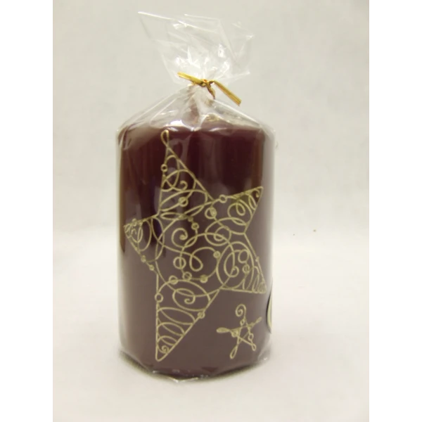 ADPAL-ŚWIECA KLUBOWA KL-3 *AŻUROWA GWIAZDA* BORDOWA