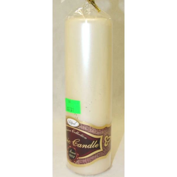 ADPAL-ŚWIECA KLUBOWA KL-6 METAL PERLA ECRU