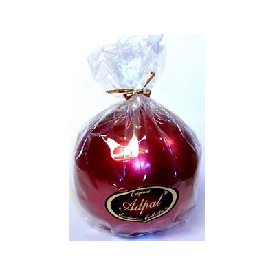 ADPAL-ŚWIECA KULA K-3 FI80 METALIK CZERWONA