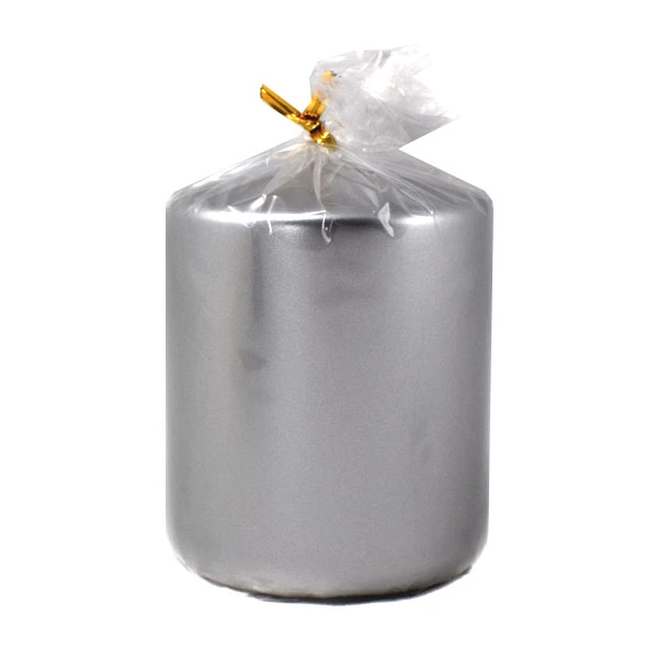 AD-ŚWIECA KLASYCZNA PIEŃKOWA 100/80 METALIK SREBRNA