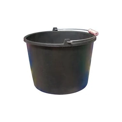 BES-WIADRO GUMOWE 12L CZARNE