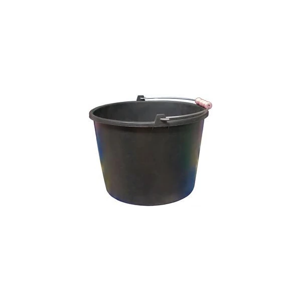 BES-WIADRO GUMOWE 16L CZARNE