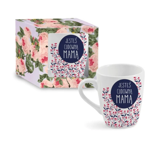 BG-KUBEK BARYŁKA 300ML *JESTEŚ CUDOWNĄ MAMĄ*