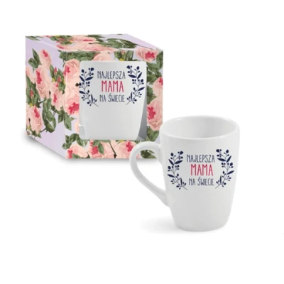 BG-KUBEK BARYŁKA 300ML *NAJLEPSZA MAMA NA ŚWIECIE*