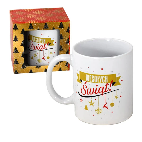 BG-KUBEK BOSS *WESOŁYCH ŚWIĄT* 300ML