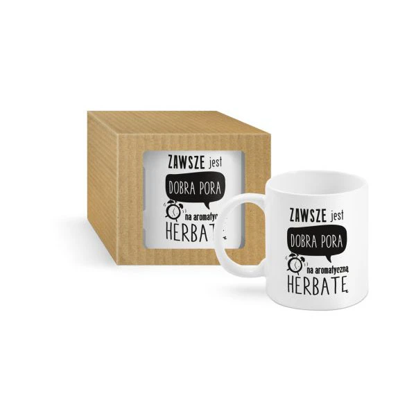 BG-KUBEK BOSS 300ML *ZAWSZE DOBRA PORA NA HERBATĘ*