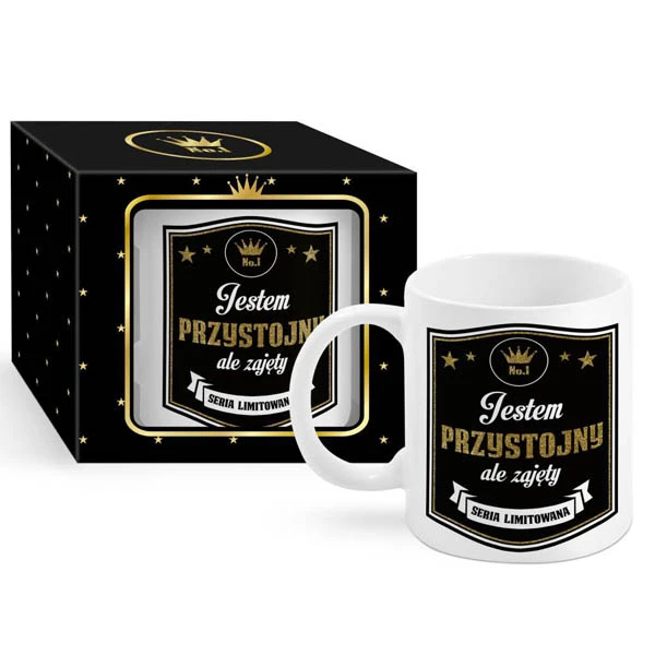 BG-KUBEK BOSS GOLD *JESTEM PRZYSTOJNY*