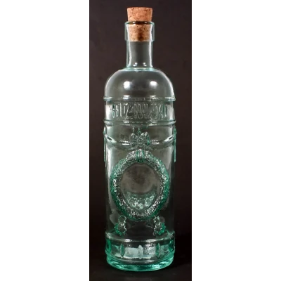 BIOWIN-BUTELKA SZKLANA 500ML + KOREK *FELIZ NAVIDAD*