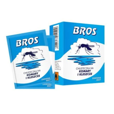 BROS-CHUSTECZKI NA KOMARY I KLESZCZE A'5 15% DEET