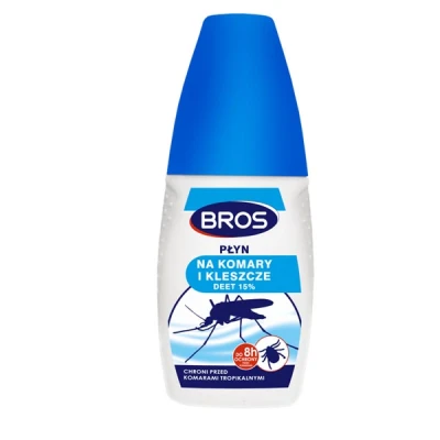 BROS-PŁYN NA KOMARY I KLESZCZE 50ML 15%DEET