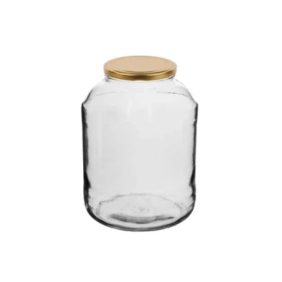 BROWIN-SŁOIK 4L ZE ZŁOTĄ ZAKRETKA FI100 133402 PAK. PO 4