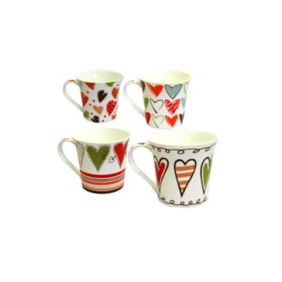 CH-KUBEK PORCELANOWY SERDUSZKA 400ML *8305*