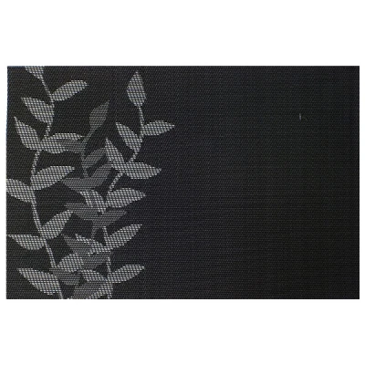 DAJ- MATA STÓŁ 1 SZT. PVC 30X45 LIŚĆ SREBRO/CZARNY/12/ 36418