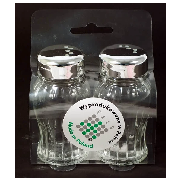 GALD-KPL. 2 POJEMNIKÓW NA PRZYPRAWY *5 OTWORÓW* CHROM